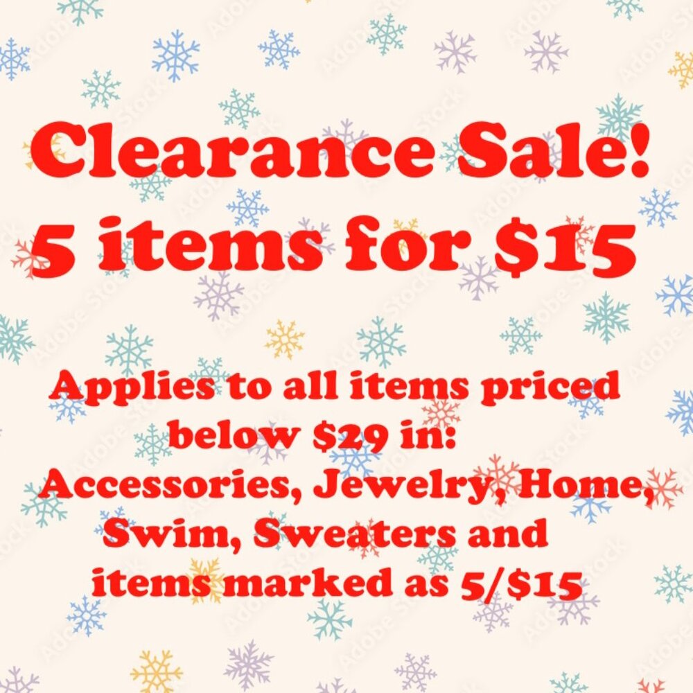 Clearance Sale โค๏ธ5/$15๐ Items marked โค๏ธ5/$15๐ PLEASE READ BELOW!!! - Picture 1 of 2